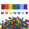 3500Pcs 7 Style 12/0 Glass Round Seed Beads SEED-YW0001-36-2