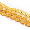 Metallic Yarn Ribbons OCOR-WH0064-48A-3