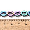 Electroplated Synthetic Non-magnetic Hematite Beads Strands G-L613-Z01-02B-4