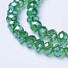 Electroplate Glass Beads Strands EGLA-A034-T10mm-A10-3