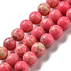Synthetic Imperial Jasper Dyed Beads Strands G-D077-A01-02K-1
