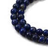 Natural Lapis Lazuli Beads Strands G-L621-B10-4mm-A-4
