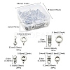 80Pcs 4 Style Tibetan Style Tube Bails FIND-YW0003-15-4