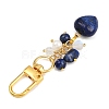 Natural Lapis Lazuli Pendant Decorations HJEW-JM04150-02-4