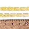 Crackle Transparent Glass Beads Strands GLAA-N068-05A-10-4