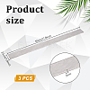 304 Stainless Steel Flat Strip LS-DIY-WH0888-616P-5