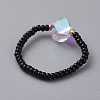 (Jewelry Parties Factory Sale)Glass Seed Beads Stretch Rings RJEW-JR00286-03-3