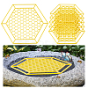 ABS Plastic Floating Bee Island AJEW-WH0248-803-1