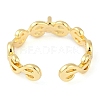 Brass Cuff Finger Ring Settings LS-KK-L219-15A-G-3