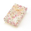 Flower Pattern Cardboard Jewelry Packaging Box X3-CBOX-L007-003C-1