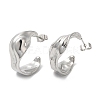 304 Stainless Steel Irregular Twist Stud Earrings EJEW-B026-02P-1