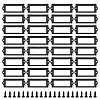 40Pcs Iron Label Frame FIND-MA0001-20EB-1