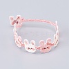 Embroidery Bracelets for Girls BJEW-H535-02-2