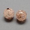 Transparent Crackle Acrylic Beads CACR-R008-10mm-05-1