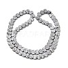 Electroplated Natural Lava Rock Beads Strands G-K388-04A-07-1