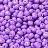 6/0 Opaque Baking Paint Glass Seed Beads SEED-M012-02A-11-3