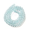 Transparent Baking Paint Glass Beads X1-DGLA-A034-T6mm-D06-2