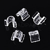 Transparent AS Plastic Base Buckle Hair Findings FIND-T064-004A-01-1
