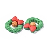 Christmas Theme Opaque Resin Cabochons RESI-F042-01B-3