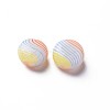 Handmade Blown Glass Globe Beads GLAA-T012-50B-2