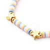 Handmade Polymer Clay Beads Stretch Bracelets Sets BJEW-JB06353-02-12