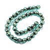 Handmade Foil Lampwork Beads Strands FOIL-K003-06B-22-3