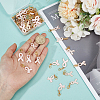 80Pcs 5 Styles Alloy Enamel Pendant Decoration HJEW-GO00235-4