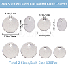 CREATCABIN 260Pcs 2 Style 304 Stainless Steel Charms STAS-CN0001-41-2