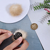 Mink Hair Shoe Buckle Clips FIND-WH0148-466A-3