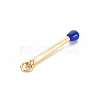 Brass Enamel Pendants X-KK-S362-032A-NR-2