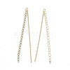 Brass Rhinestone Cup Chain Big Pendants X-KK-R129-06G-2