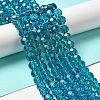 Transparent Glass Beads X-EGLA-A035-T10mm-D12-2