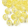 Transparent Crackle Acrylic Beads CACR-N002-03B-2