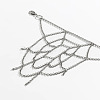Gothic Style Alloy Spider Web Pants Chains for Women Men FS-WGF5DC8-01-4
