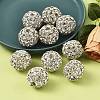 Brass Rhinestone Beads RSB083-S-4