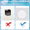 SUPERFINDINGS Round PP Plastic Electric Junction Box Cover FIND-FH0006-57-3