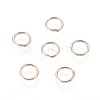 304 Stainless Steel Open Jump Rings STAS-O098-01RG-10-1