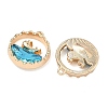 Alloy Glass Pendants FIND-B061-05G-A04-2