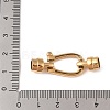 Ion Plating(IP) 304 Stainless Steel Cord Locks STAS-C109-25G-3