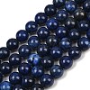 Dyed Grade A Natural Lapis Lazuli Beads Strands GSR8mmC123-2