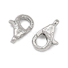 SHEGRACE Brass Lobster Claw Clasps XGRQ58310-751P-2