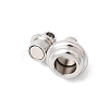304 Stainless Steel Magnetic Clasps STAS-K332-01A-P-2