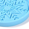 Christmas Ball with Snowflake Pendant Silicone Molds DIY-K051-20-4