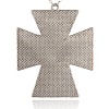Alloy Resin Arman Maltese Cross Big Pendants PALLOY-J098-03AS-2