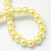 Baking Painted Pearlized Glass Pearl Round Bead Strands X-HY-Q003-6mm-22-4