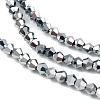 Transparent Electroplate Glass Beads Strands X-EGLA-A039-T3mm-UA05-3