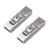 Non-Tarnish 304 Stainless Steel Bayonet Clasps X-STAS-F122-34P-2