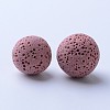 Unwaxed Natural Lava Rock Beads G-F325-8mm-19-1