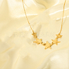 Stylish Stainless Steel Star Moon Bib Necklaces for Women WQ3777-1-3