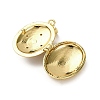 Brass Enamel Locket Pendants X-KK-F912-05B-G-3